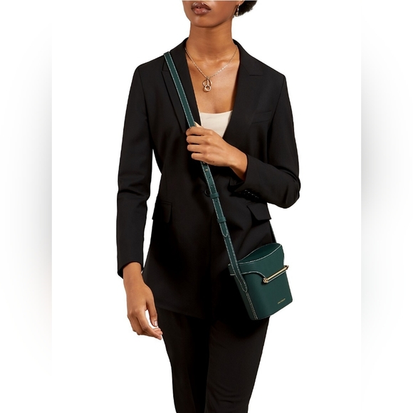 Strathberry Safari Leather Shoulder Bag - Picture 3 of 16